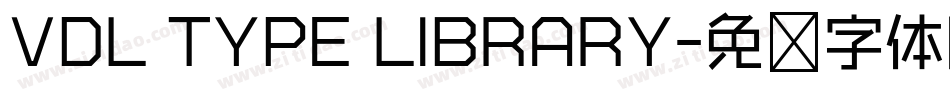VDL TYPE LIBRARY字体转换